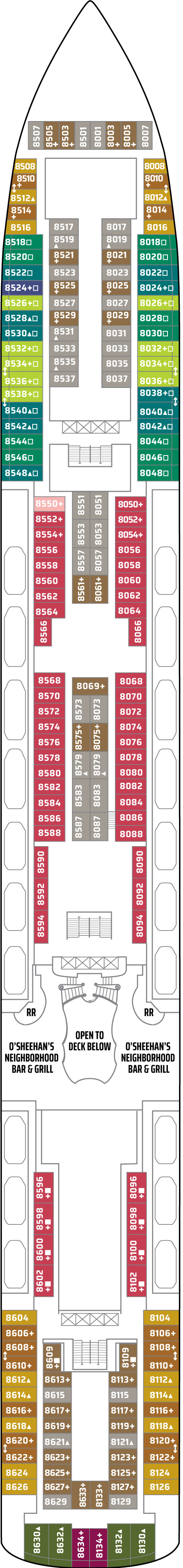 Cabins in Cubierta 8