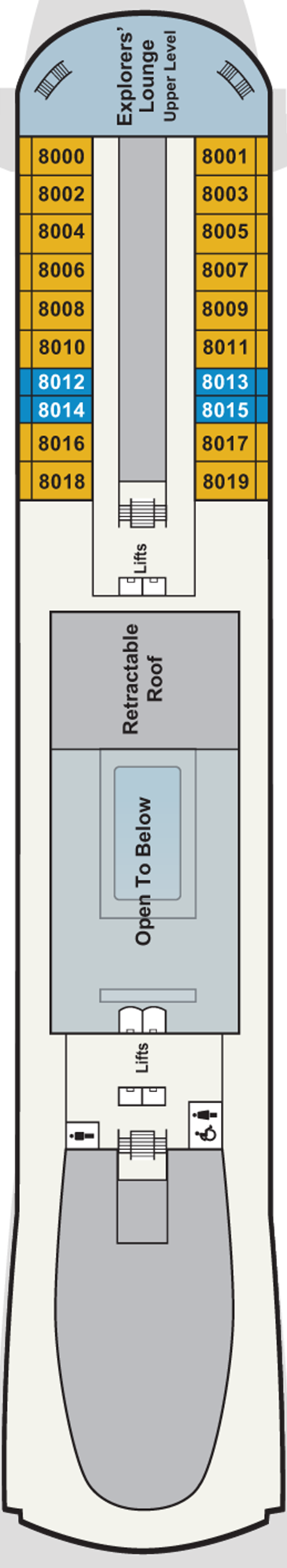 Cabins in Cubierta 8