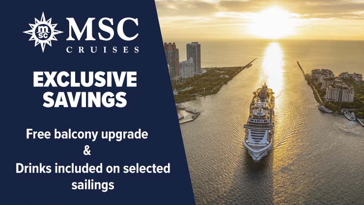 MSC Exclusive savings
