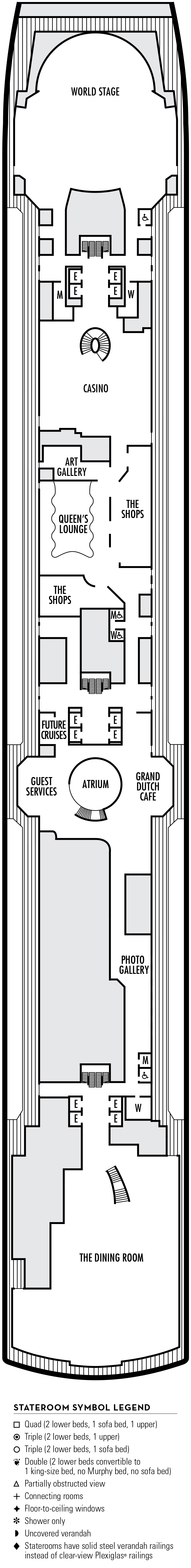 Cabins in Deck 