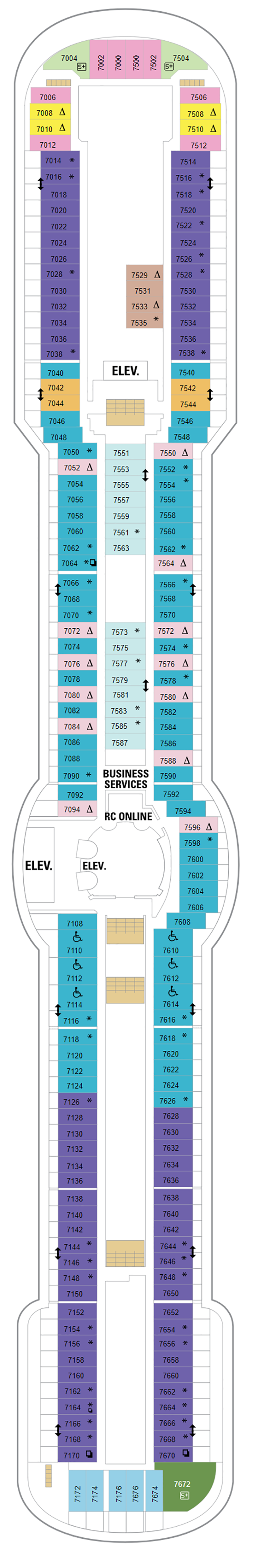 Deck Plans- Serenade of the Seas - Planet Cruise