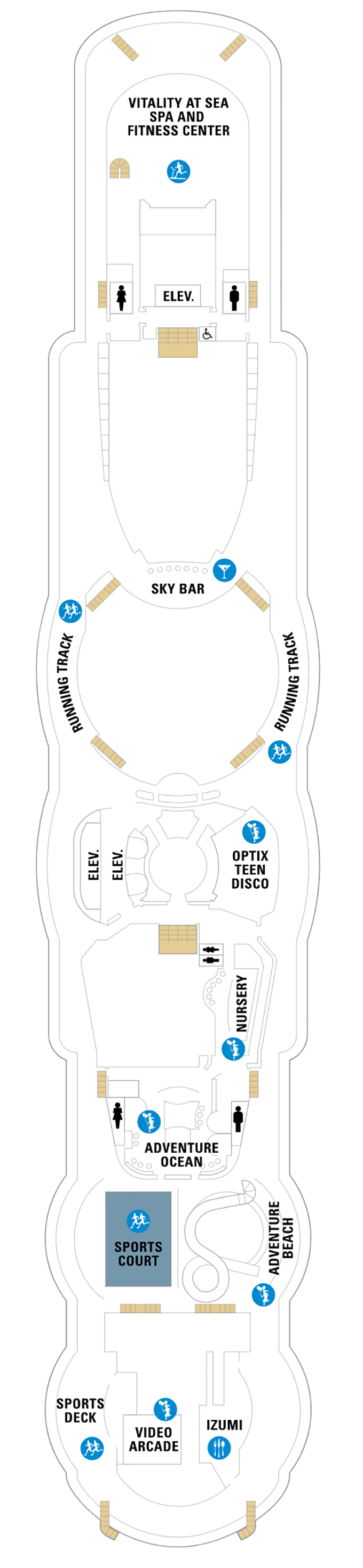 Deck Plans - Brilliance of the Seas - Planet Cruise