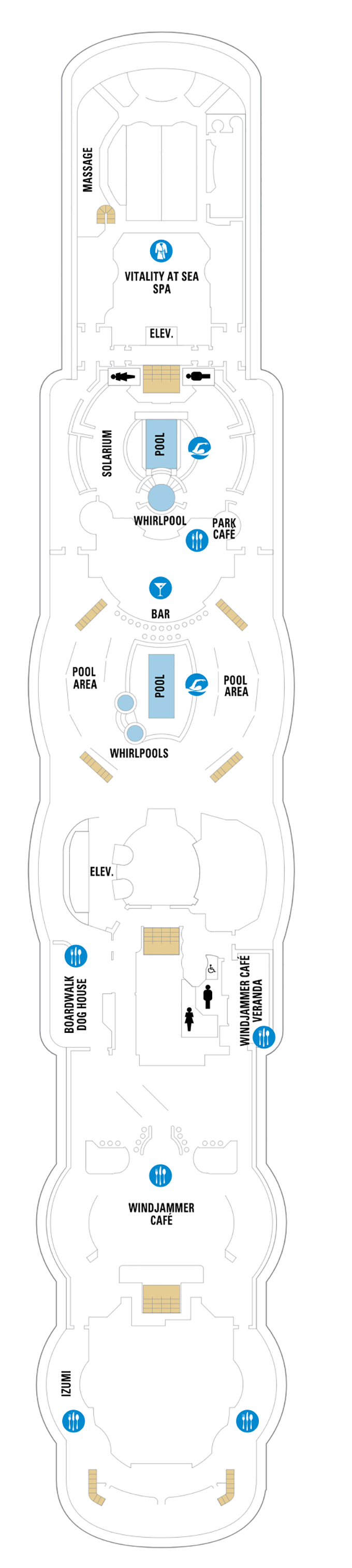 Deck Plans- Radiance of the Seas - Planet Cruise