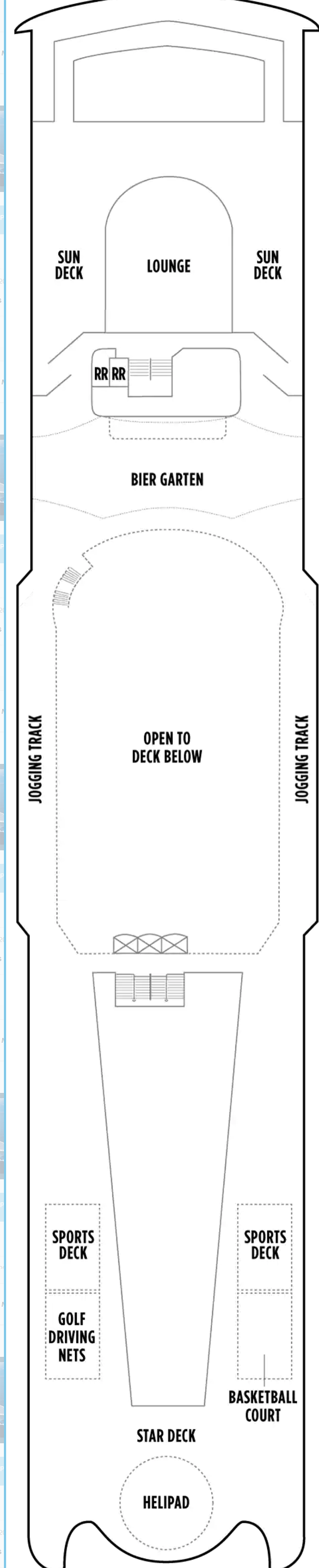 Cabins in Deck 13