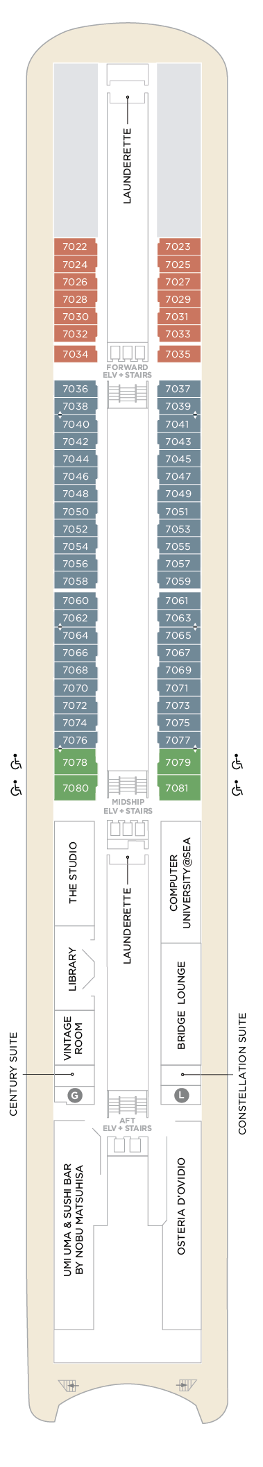 Crystal Serenity – Deck Plans - Planet Cruise