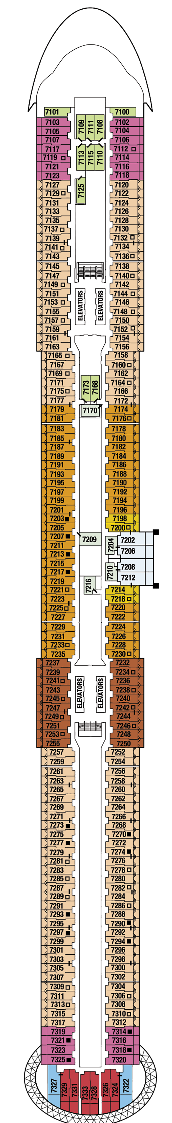 Celebrity Ascent – Deck Plans - Planet Cruise