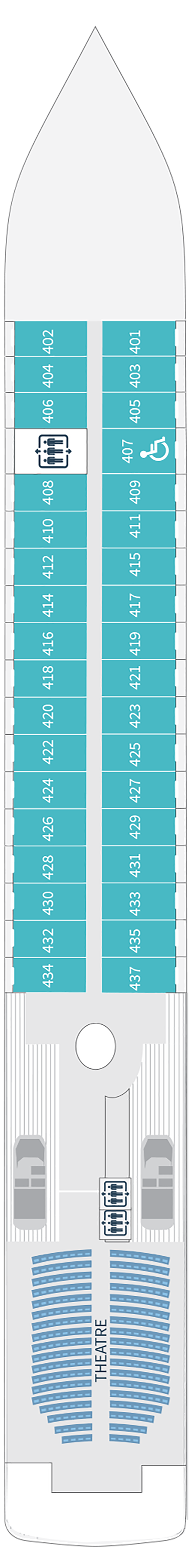 Cabins in Deck 4