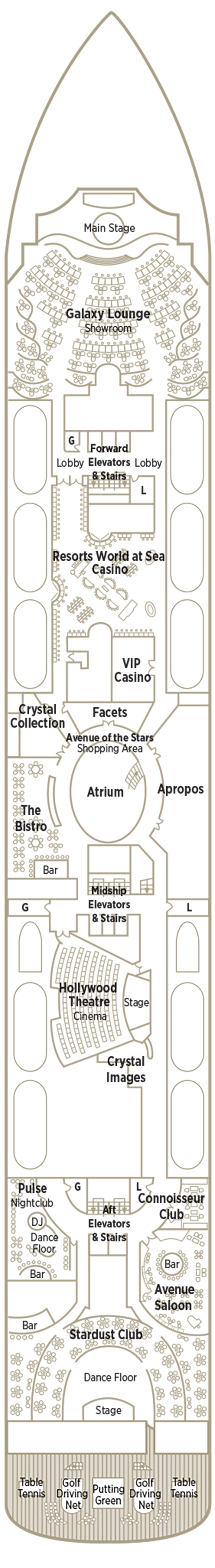 Crystal Serenity – Deck Plans - Planet Cruise