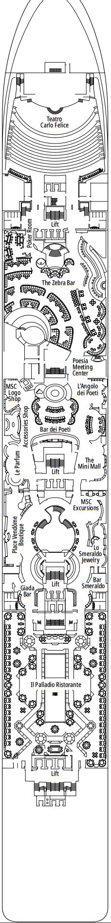 Cabins in Deck 6