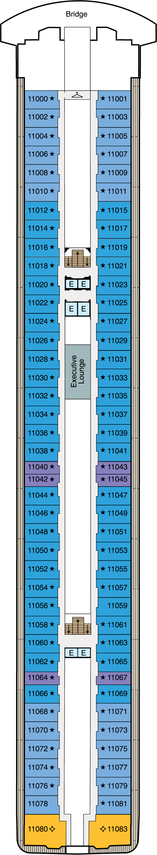 Riviera – Deck Plans - Planet Cruise