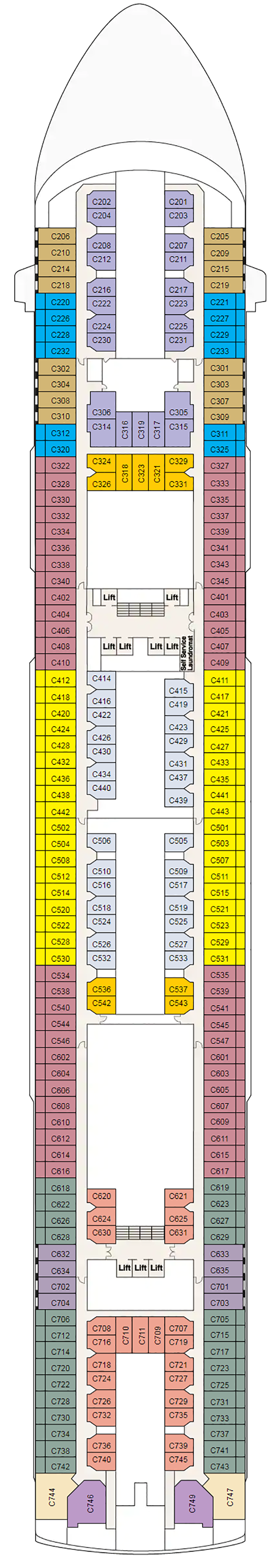 Deck Plans - Sea Princess - Planet Cruise