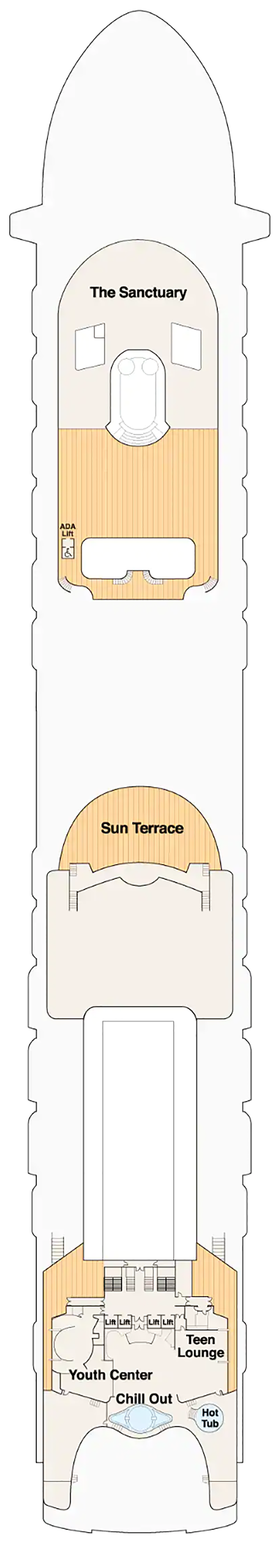 Cabins in Deck