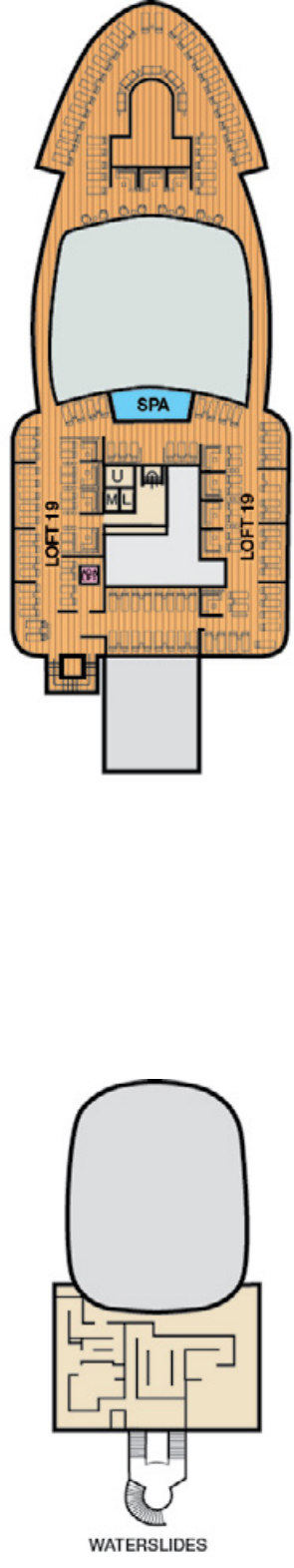 Cabins in Deck 19