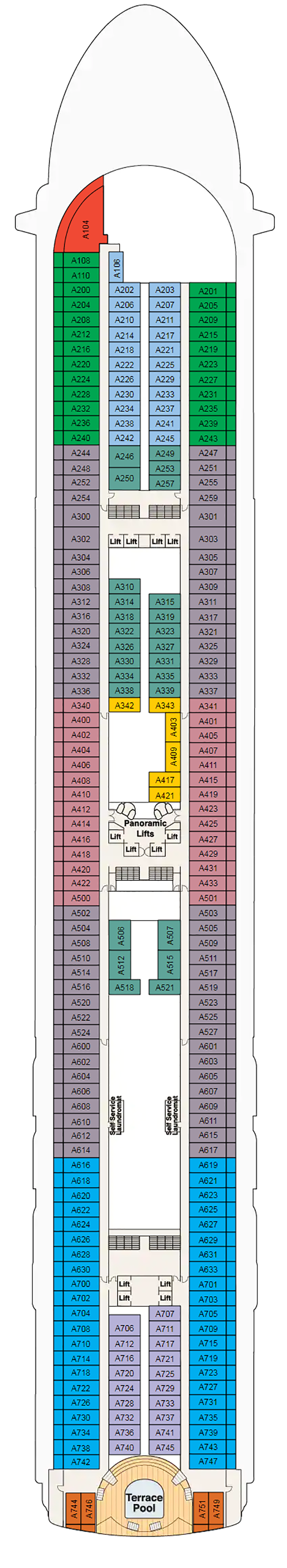 Deck Plans- Sapphire Princess - Planet Cruise