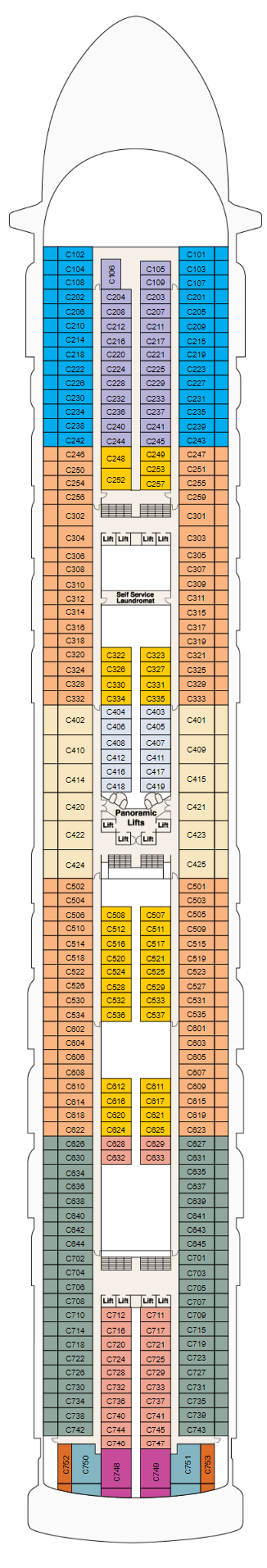 Deck Plans- Grand Princess - Planet Cruise