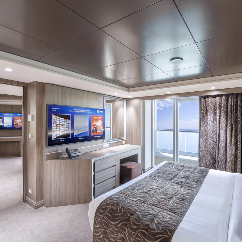 msc virtuosa yacht club interior cabin