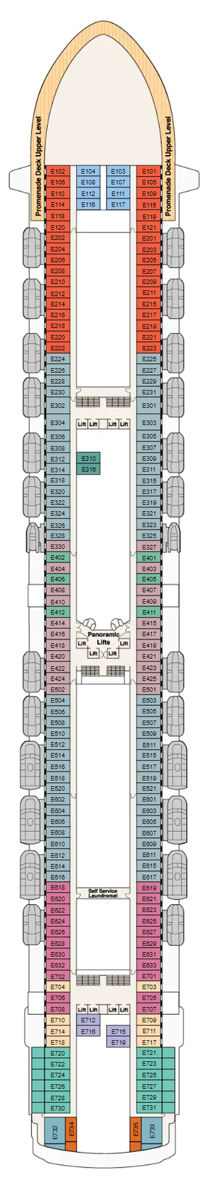 Deck Plans - Emerald Princess - Planet Cruise