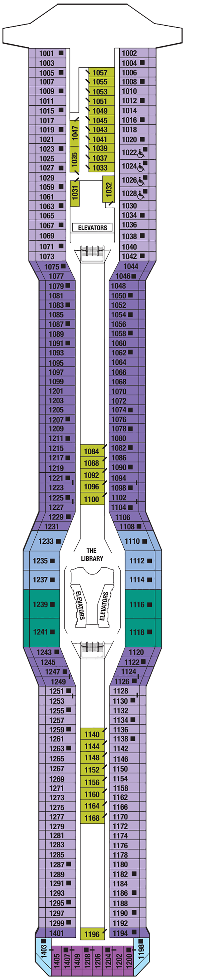 Celebrity Eclipse Plano del barco Cruise ES