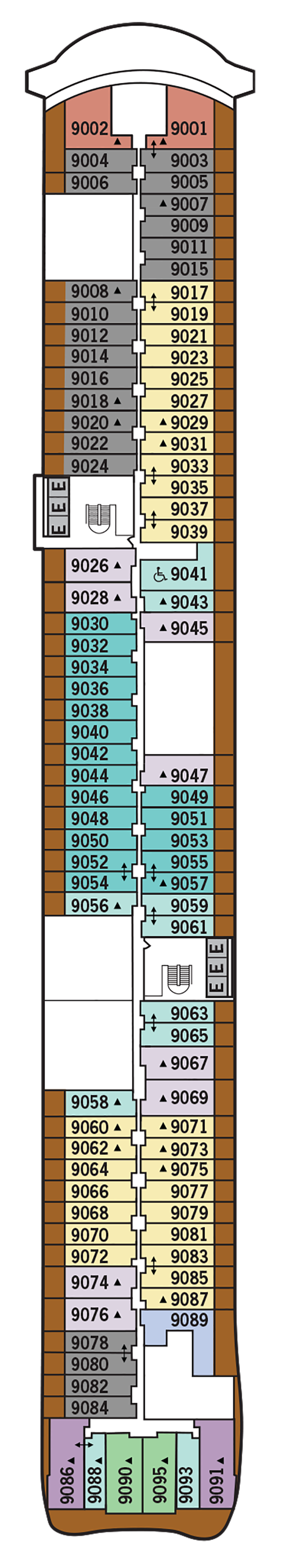 Silver Nova – Deck Plans - Planet Cruise