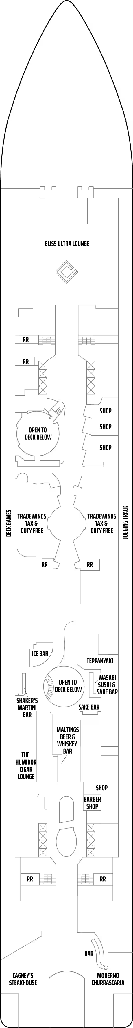 Cabins in Deck 7