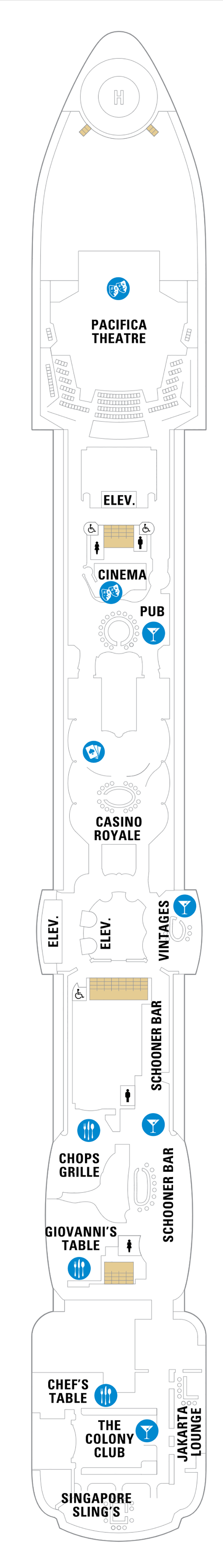 Cabins in Cubierta 6