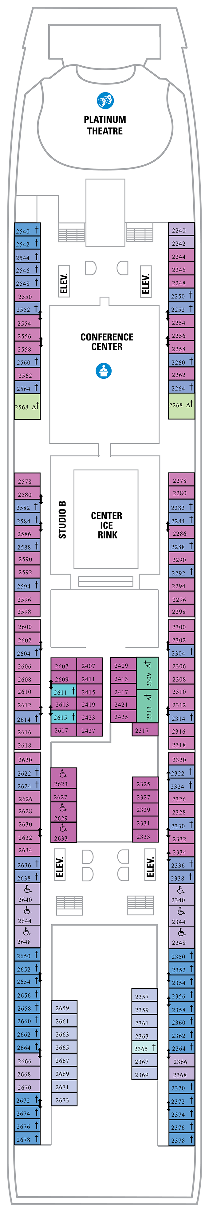 Deck Plan for Liberty of the Seas | Iglu Cruise