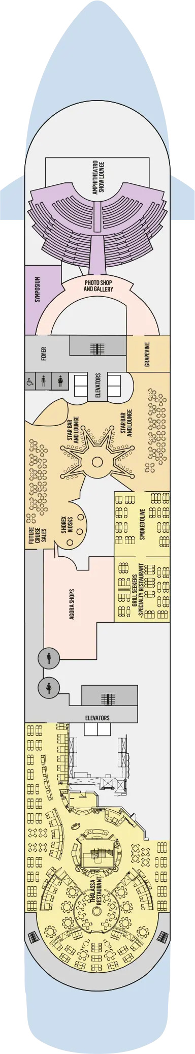 Cabins in Deck 8
