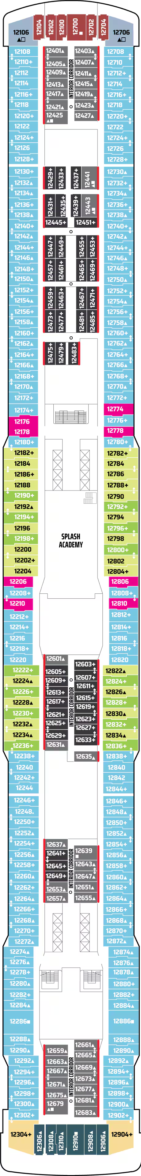 Cabins in Cubierta 12