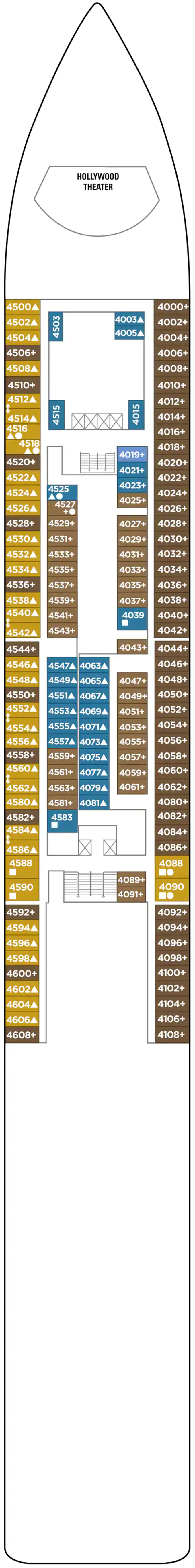 Deck Plans- Pride of America - Planet Cruise