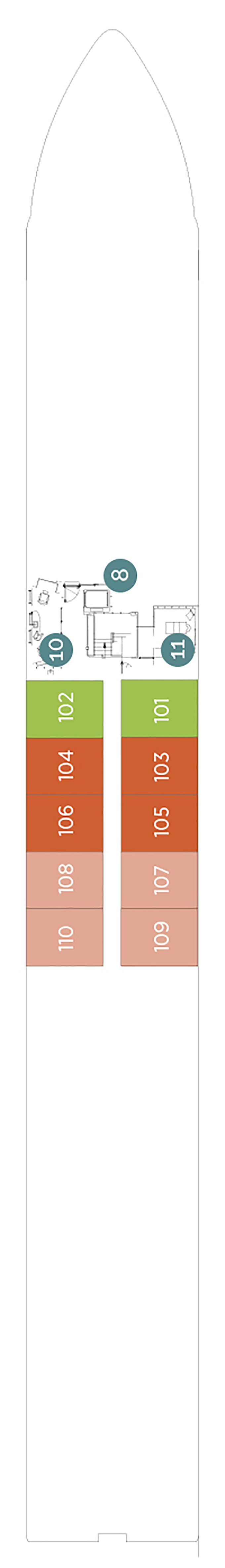 Deck Plan For Emerald Radiance Iglu Cruise 6546