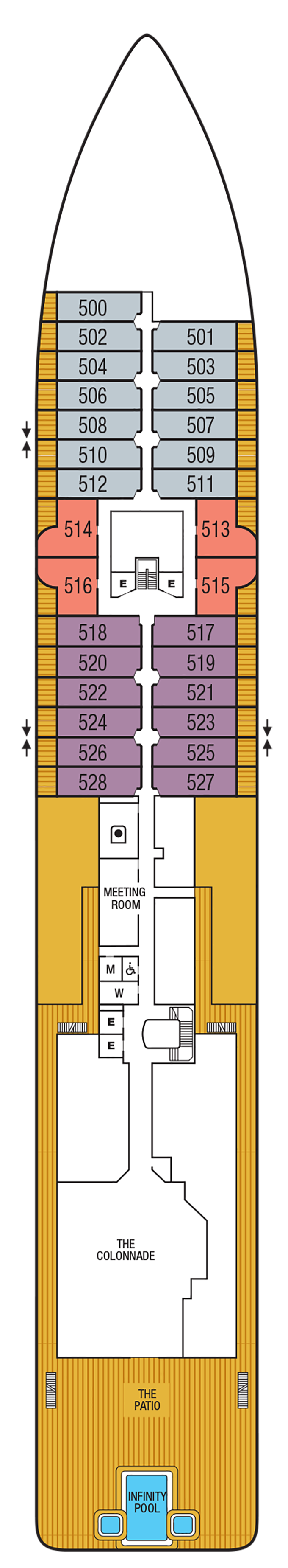 Seabourn Pursuit – Deck Plans - Planet Cruise