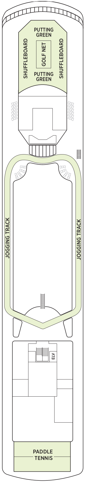 Cabins in Deck 12