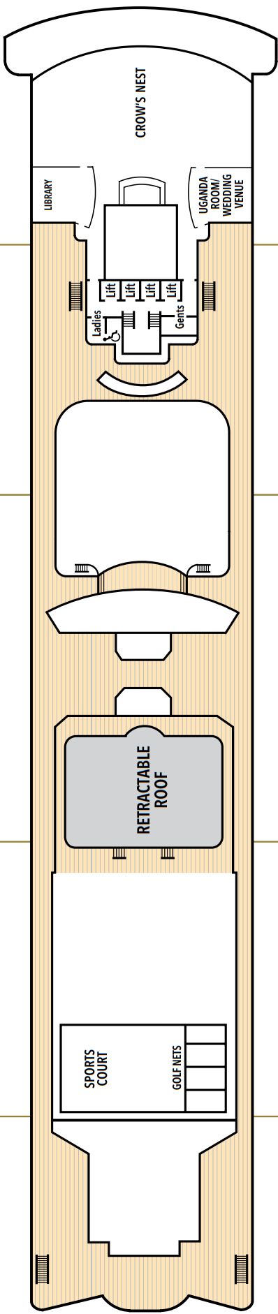 Cabins in Deck 