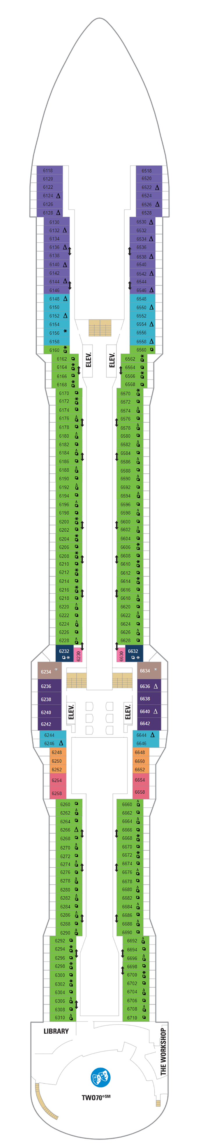 Deck Plans - Quantum of the Seas - Planet Cruise