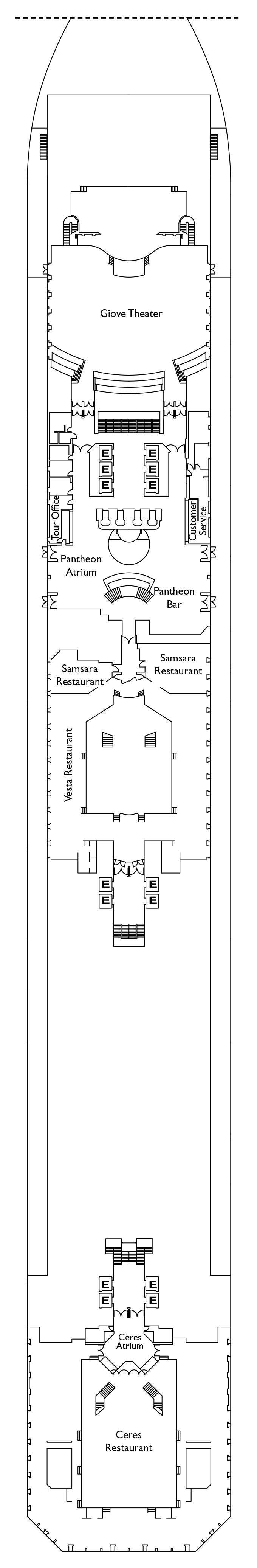 Cabins in Deck