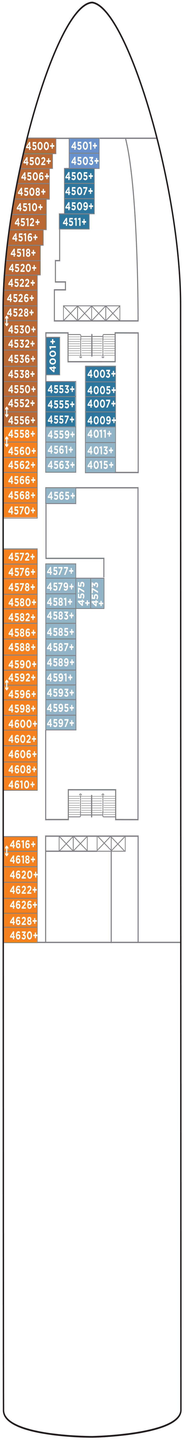 Deck Plan for Norwegian Star | Iglu Cruise