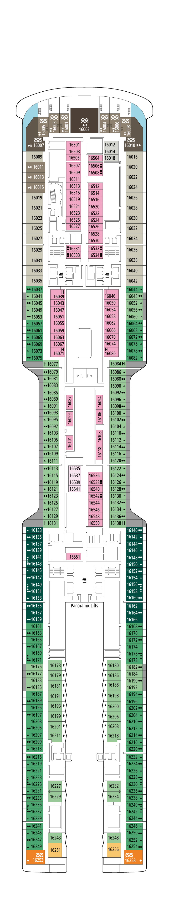 MSC World America – Deck Plans - Planet Cruise