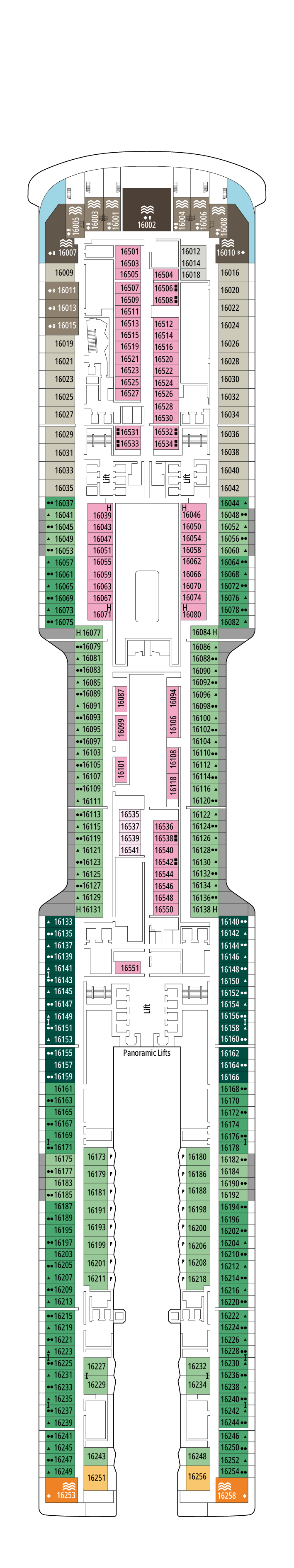 MSC World America Deck Plans Planet Cruise