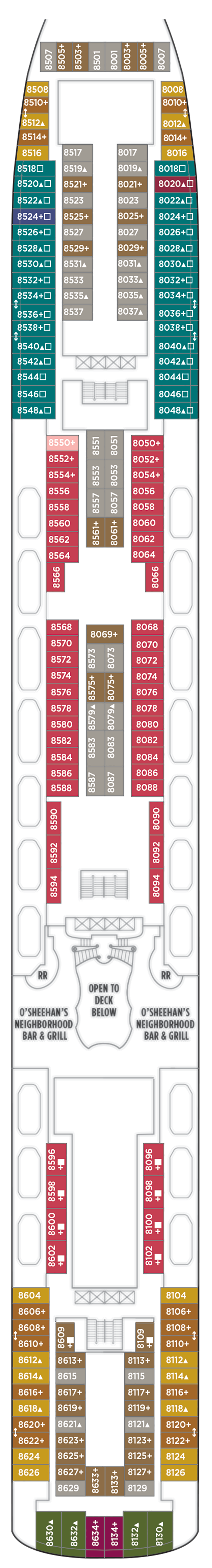 Deck Plans Norwegian Gem Planet Cruise 3221