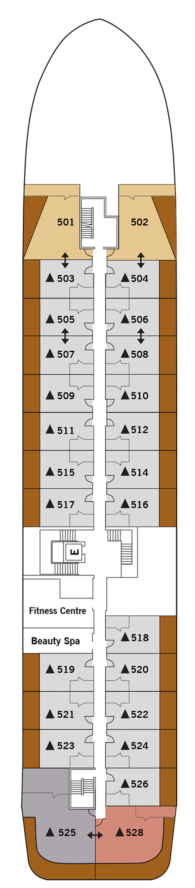 Silver Origin – Deck Plans - Planet Cruise