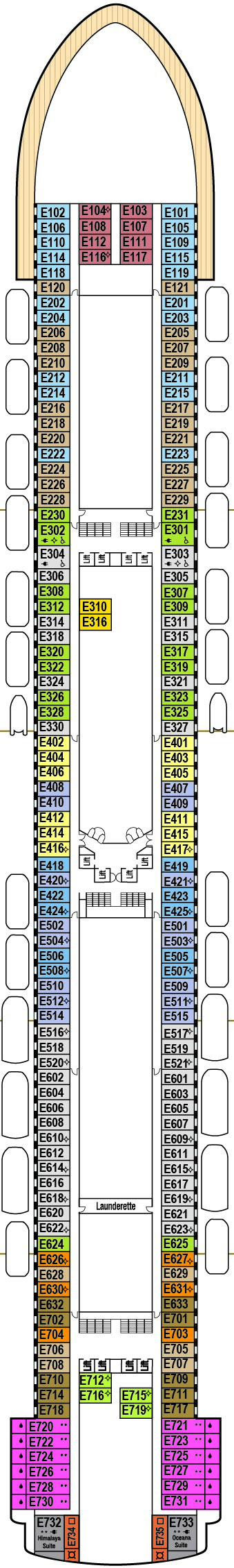 Cabins in Deck