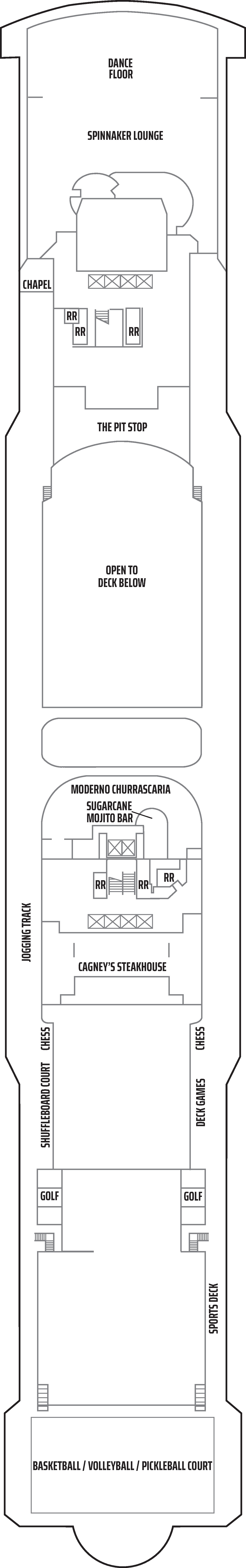 Cabins in Deck 13