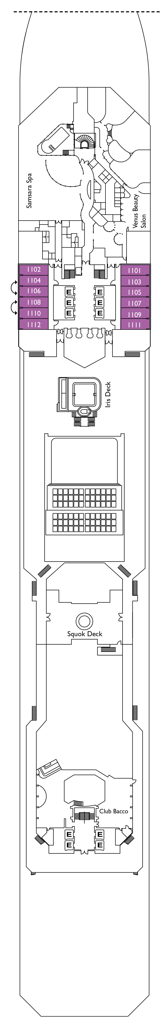 Cabins in Deck