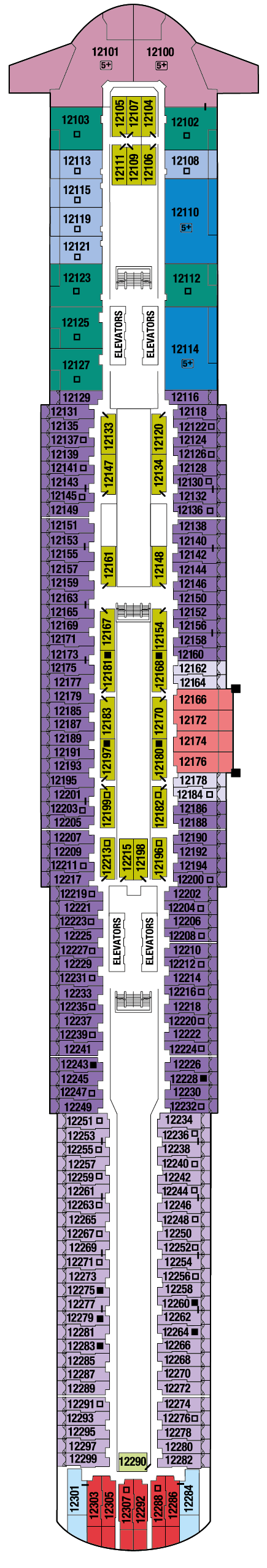 Celebrity Ascent – Deck Plans - Planet Cruise