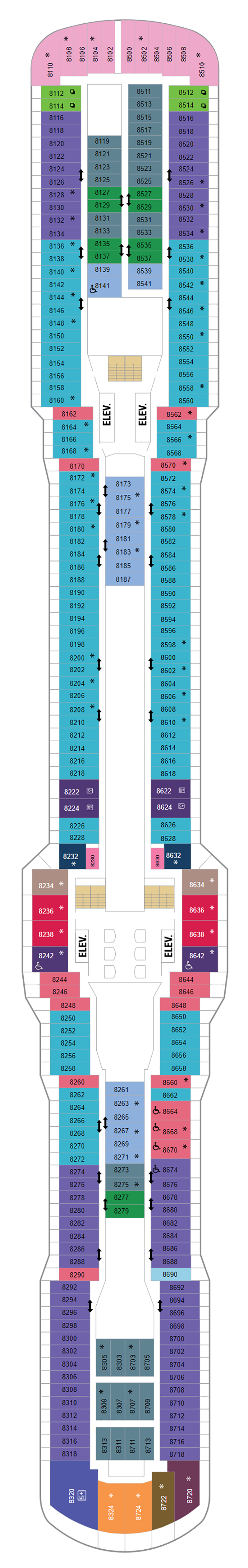 Deck Plans - Anthem Of The Seas - Planet Cruise