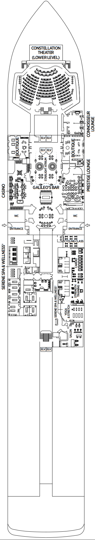 Cabins in Deck 4