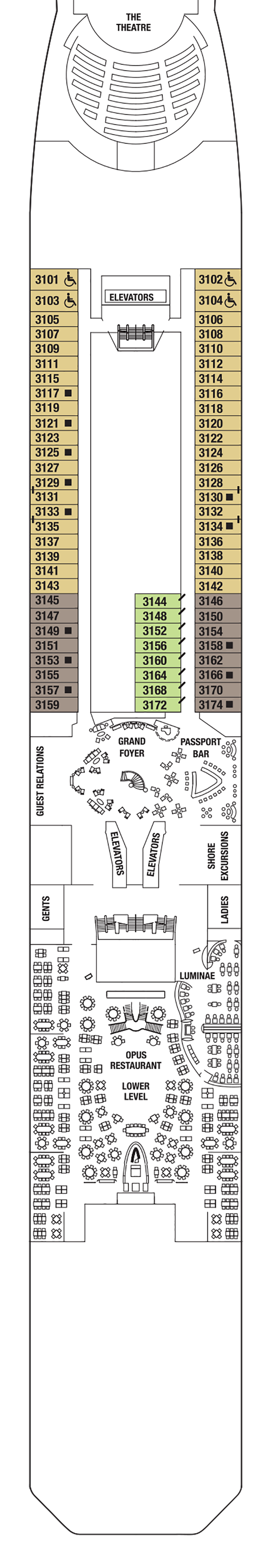 Deck Plans Celebrity Reflection Cruise