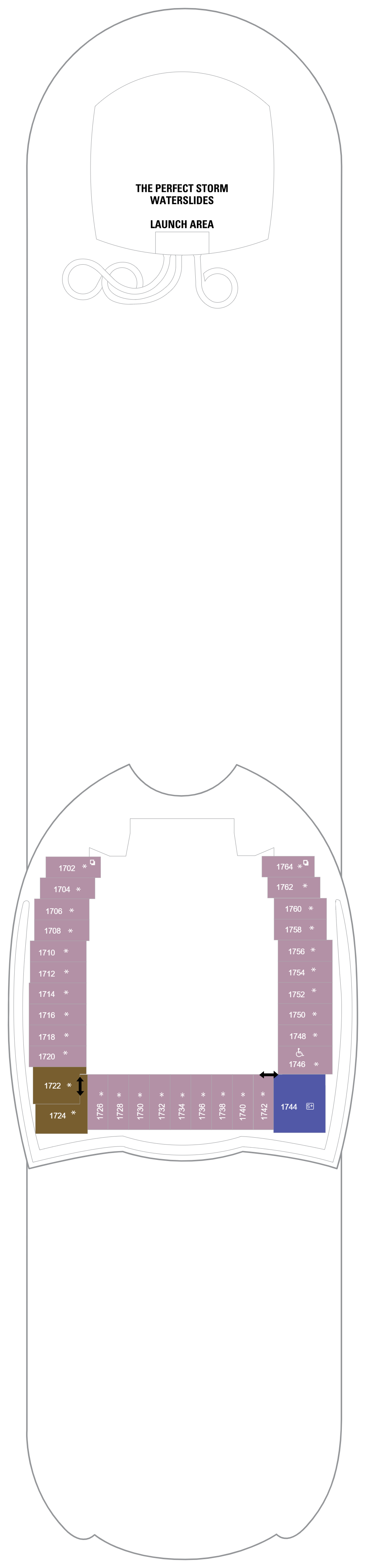 Cabins in Deck 18