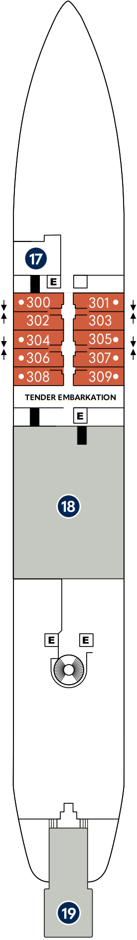 Cabins in Deck 3