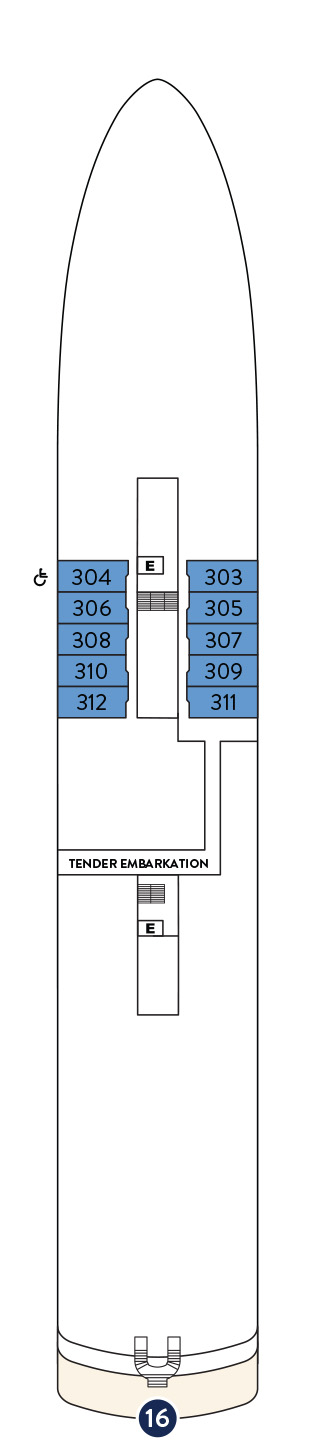 Cabins in Deck 3